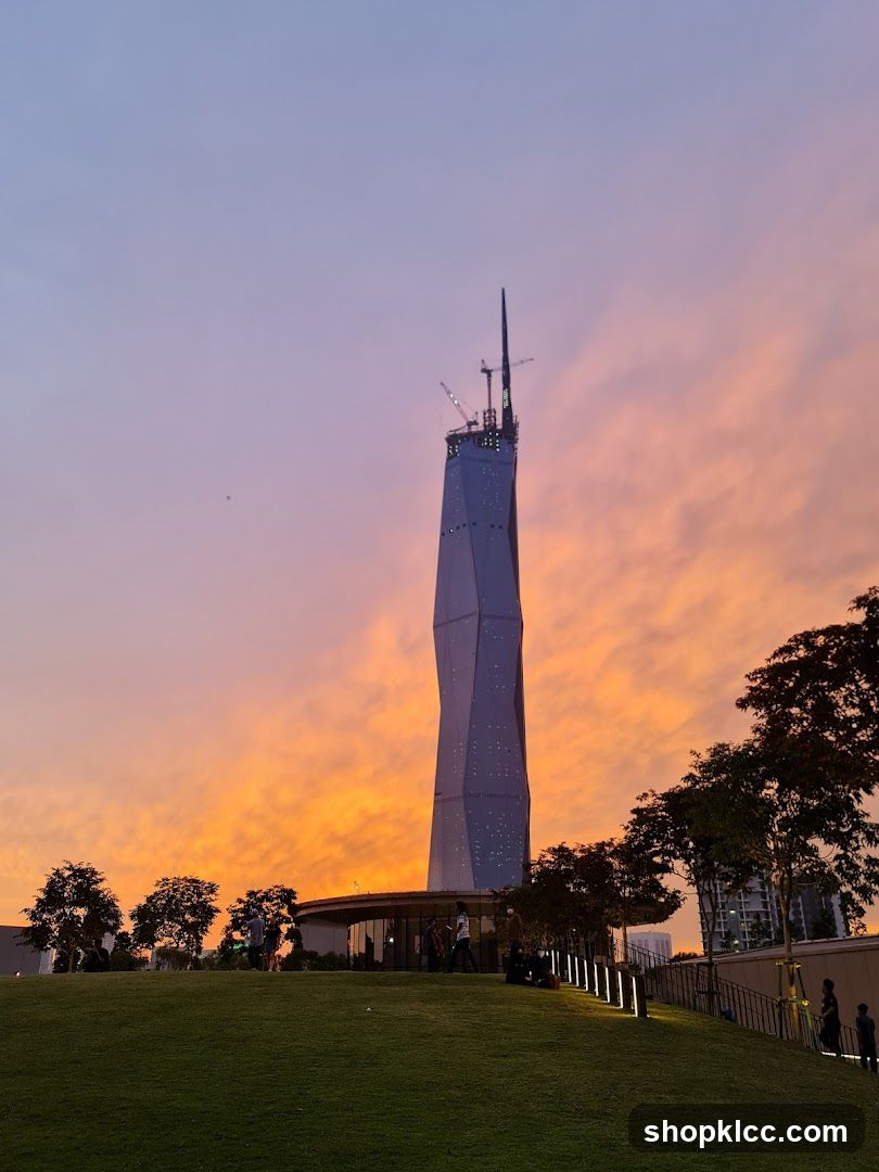 Skyscraper at Sunset