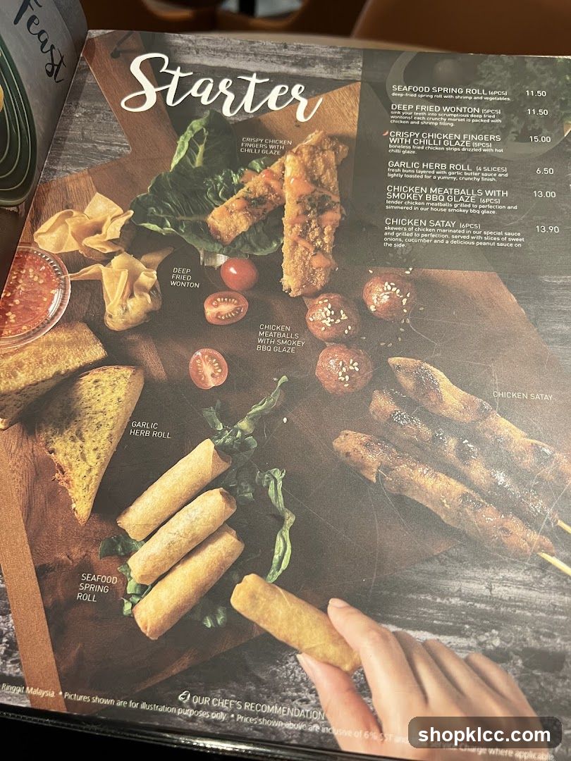 Starter Menu