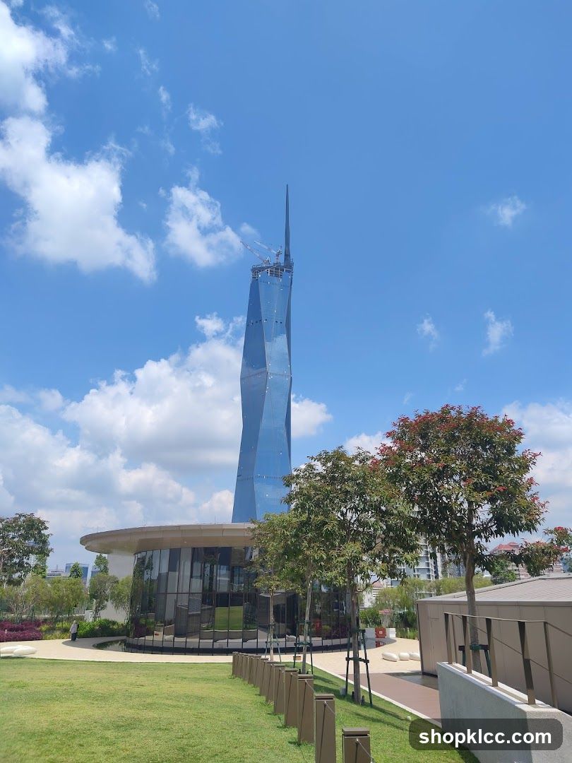 Modern Building and Park