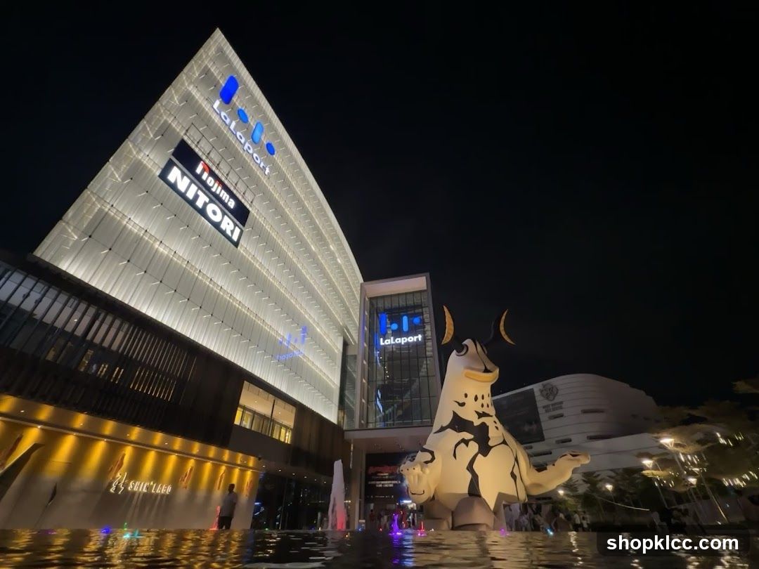 LaLaport Shopping Mall at Night