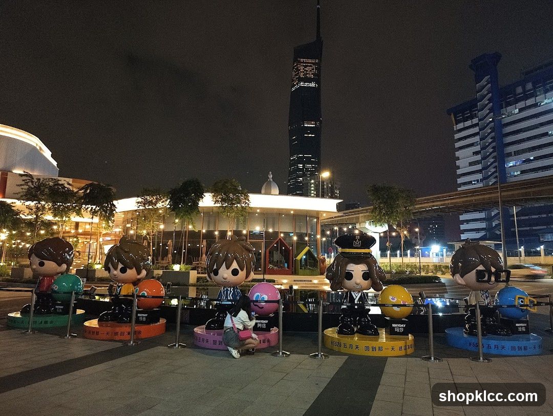Outdoor Display of Character Figures