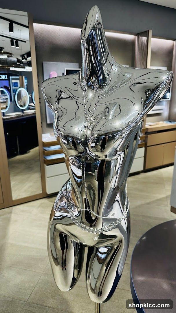 Chrome Mannequin Display