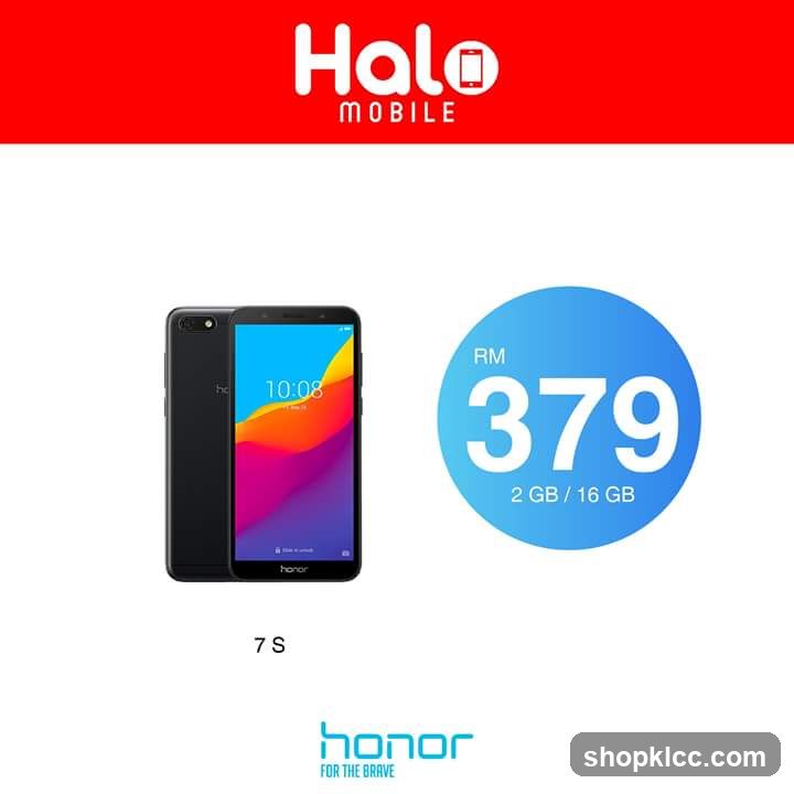 Honor 7S Mobile Phone Promotion