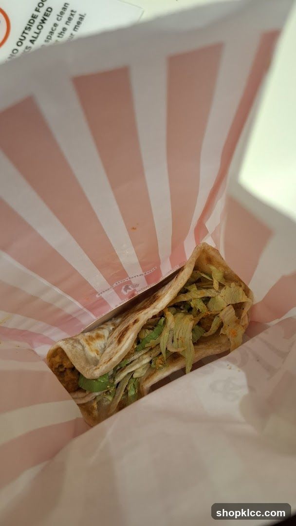 Taco in a wrapper