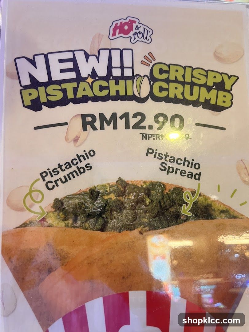 Hot & Roll New Crispy Pistachio Crumb