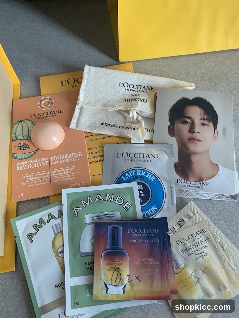 L'Occitane Skincare Samples