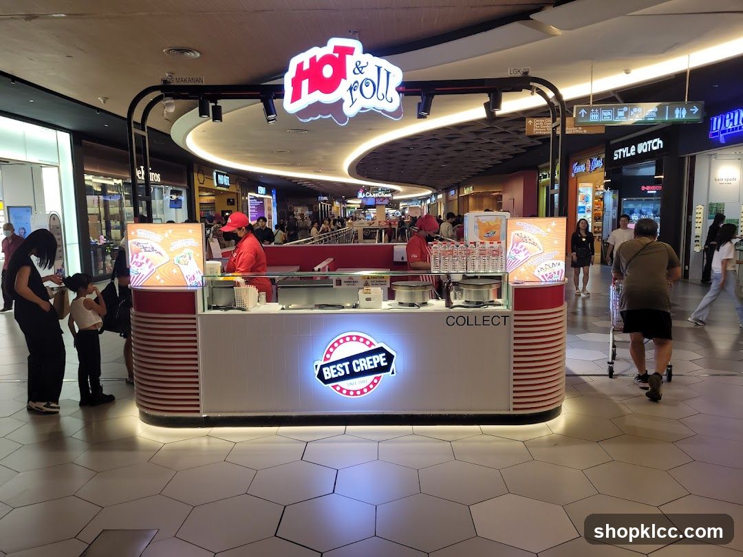 Crepe Stand in Mall