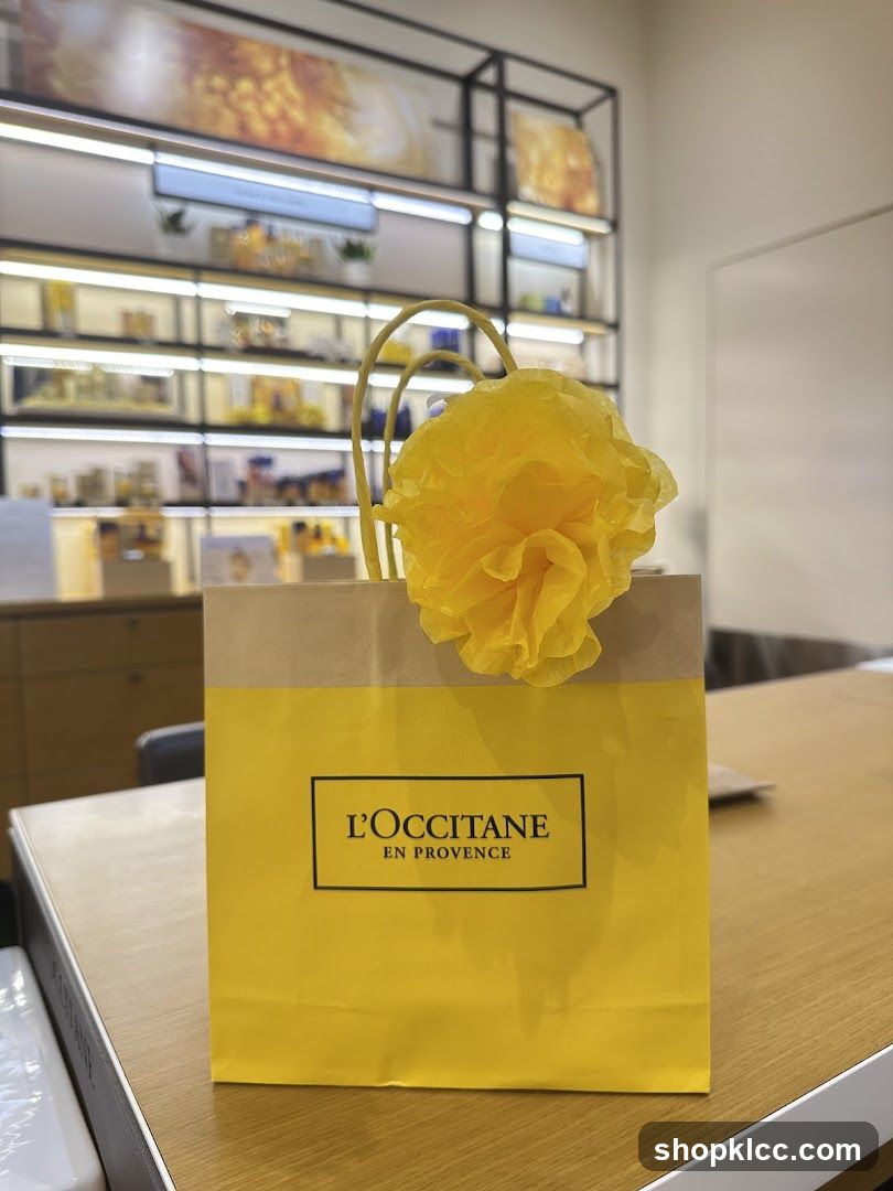 L'Occitane Shopping Bag