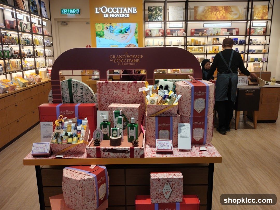 L'Occitane Gift Display