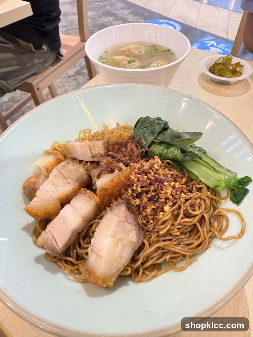 Noodles with Crispy Pork Belly