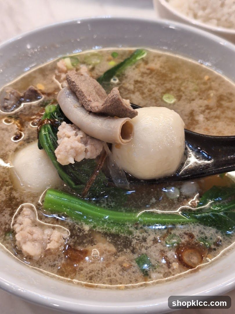 Pork noodle soup
