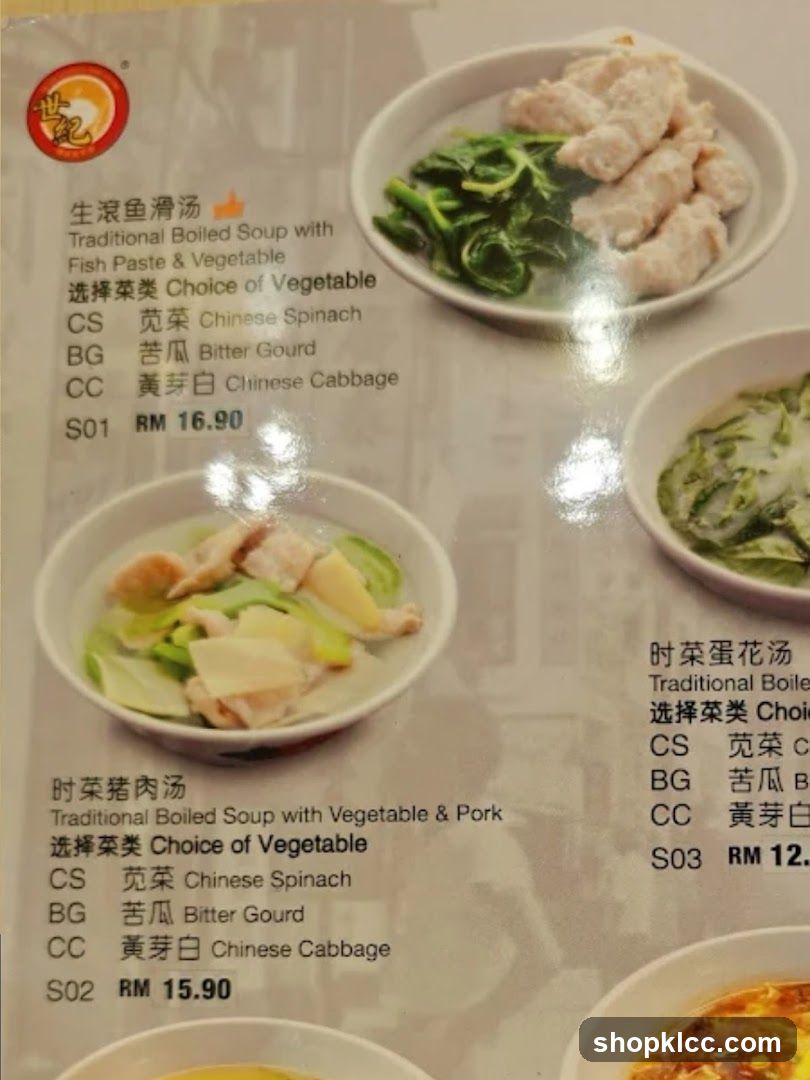 Traditional Boiled Soups
