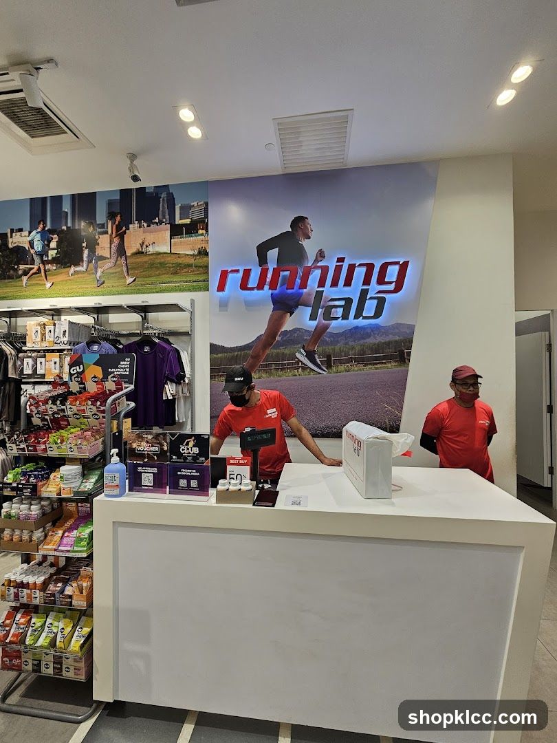 Running Lab Store Interior