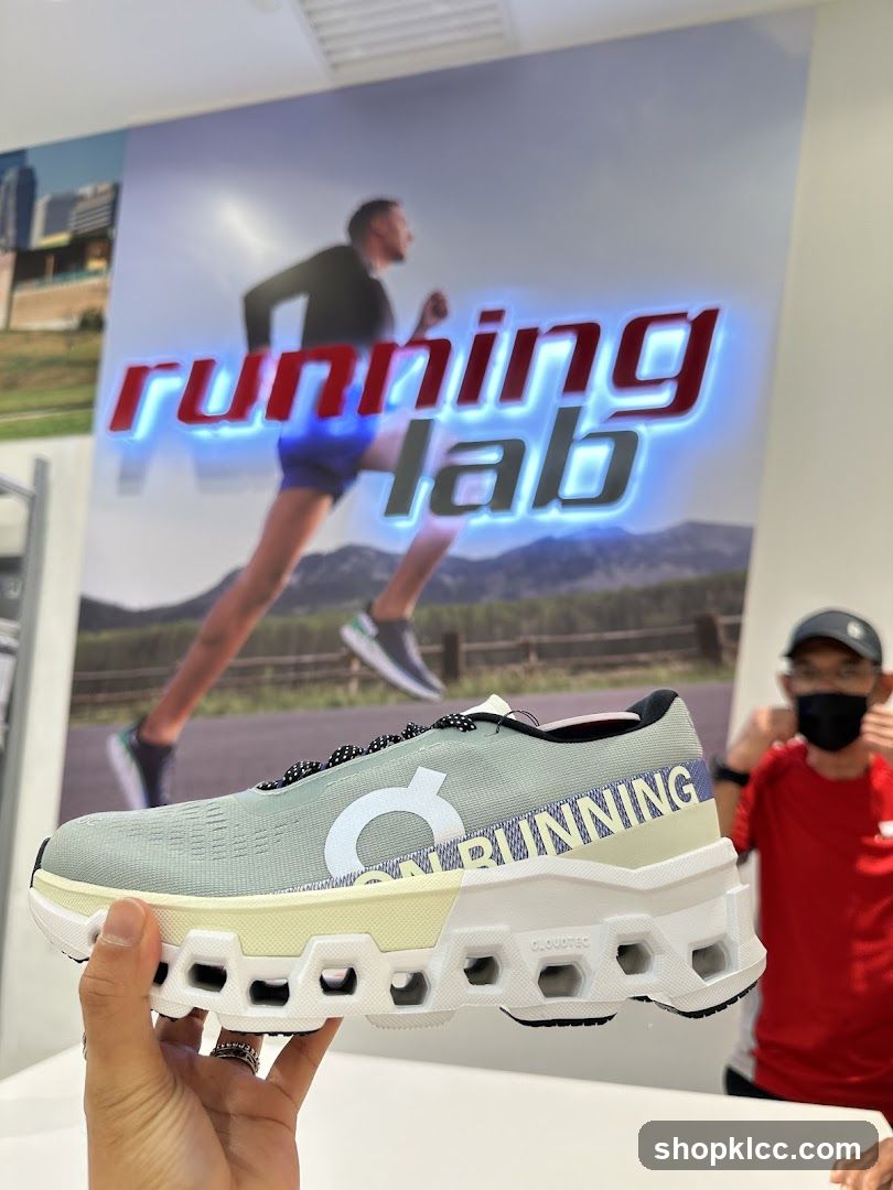 Running Lab Shoe Display