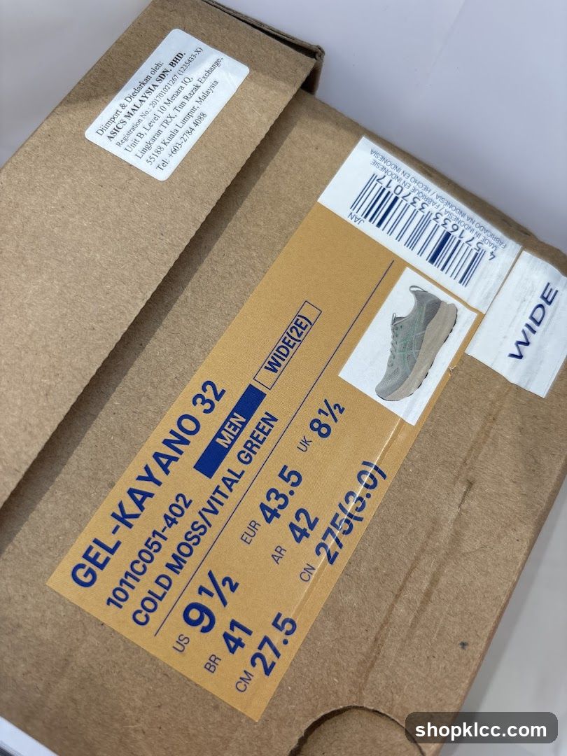 Shoe Box Label