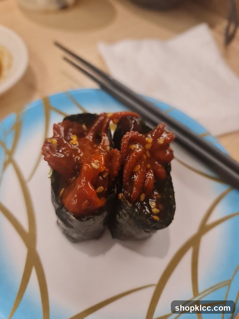 Spicy Octopus Sushi