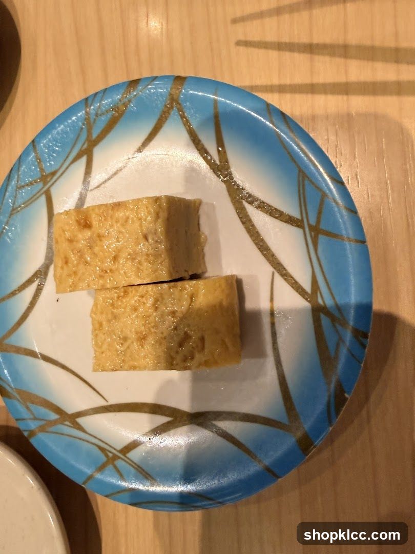 Tamagoyaki on a Plate