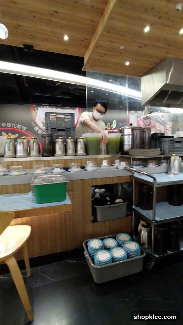 Restaurant Kitchen with Conveyor Belt