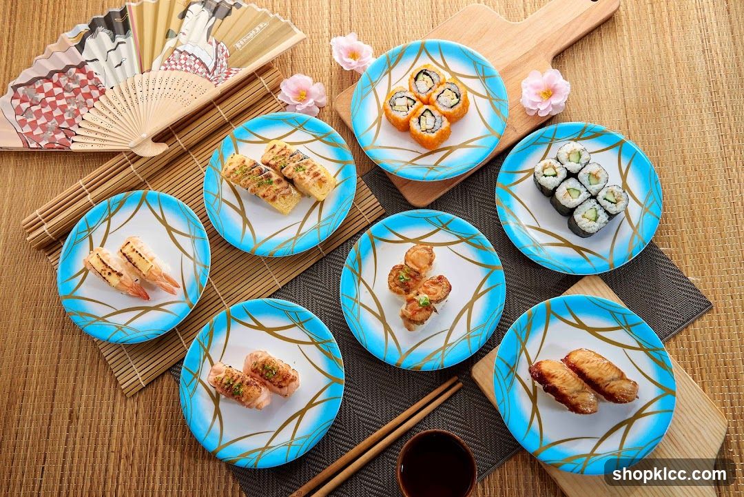 Assortment of Sushi Dishes