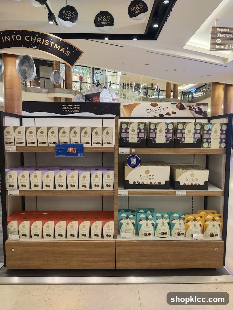 Christmas Chocolate Display