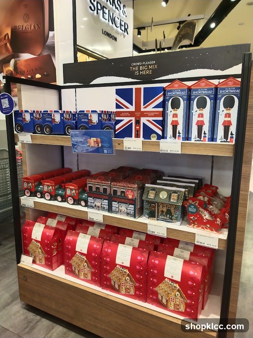 M&S Christmas Treats Display