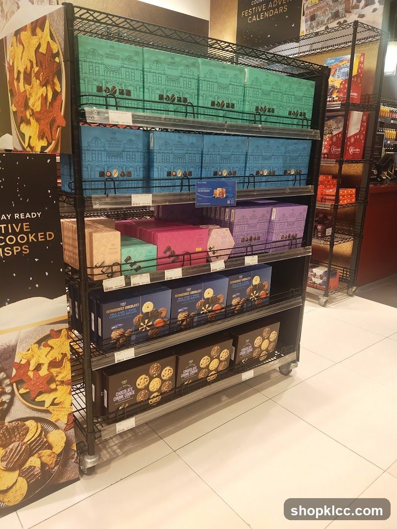 Assortment of Biscuits and Chocolates