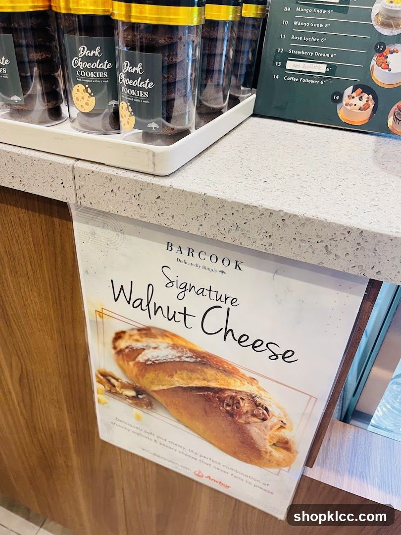 Barcook Signature Walnut Cheese Advertisement