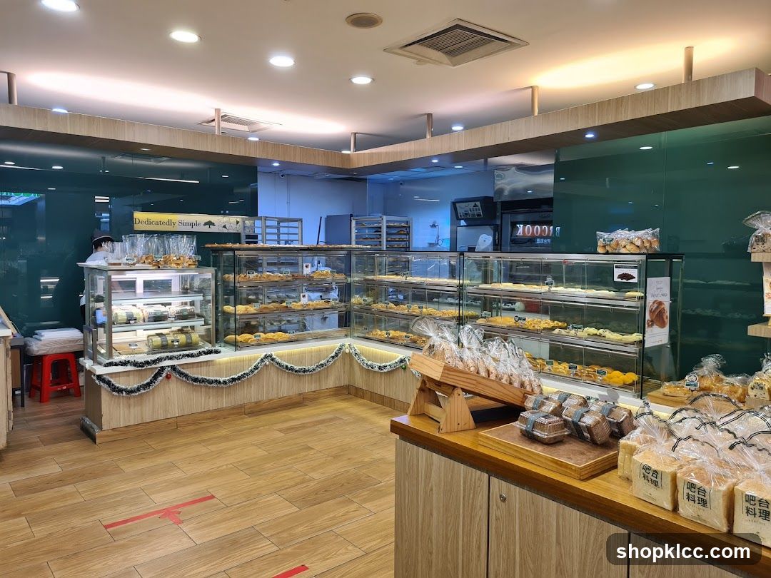 Bakery Interior with Display Cases