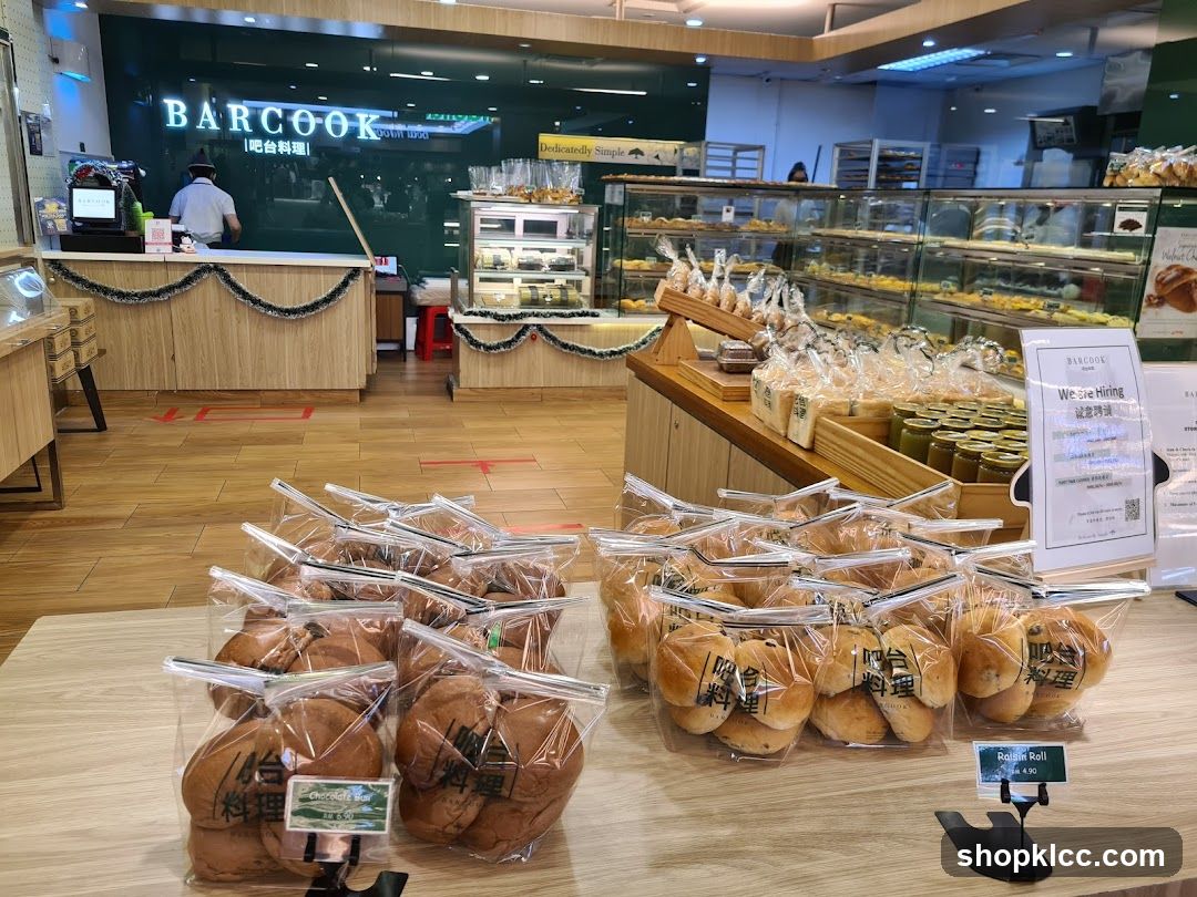 Bakery Interior with Packaged Breads