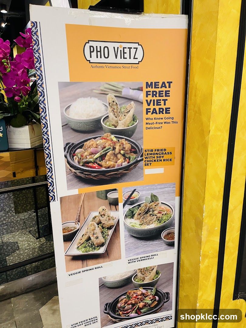 Pho Vietz Menu Board