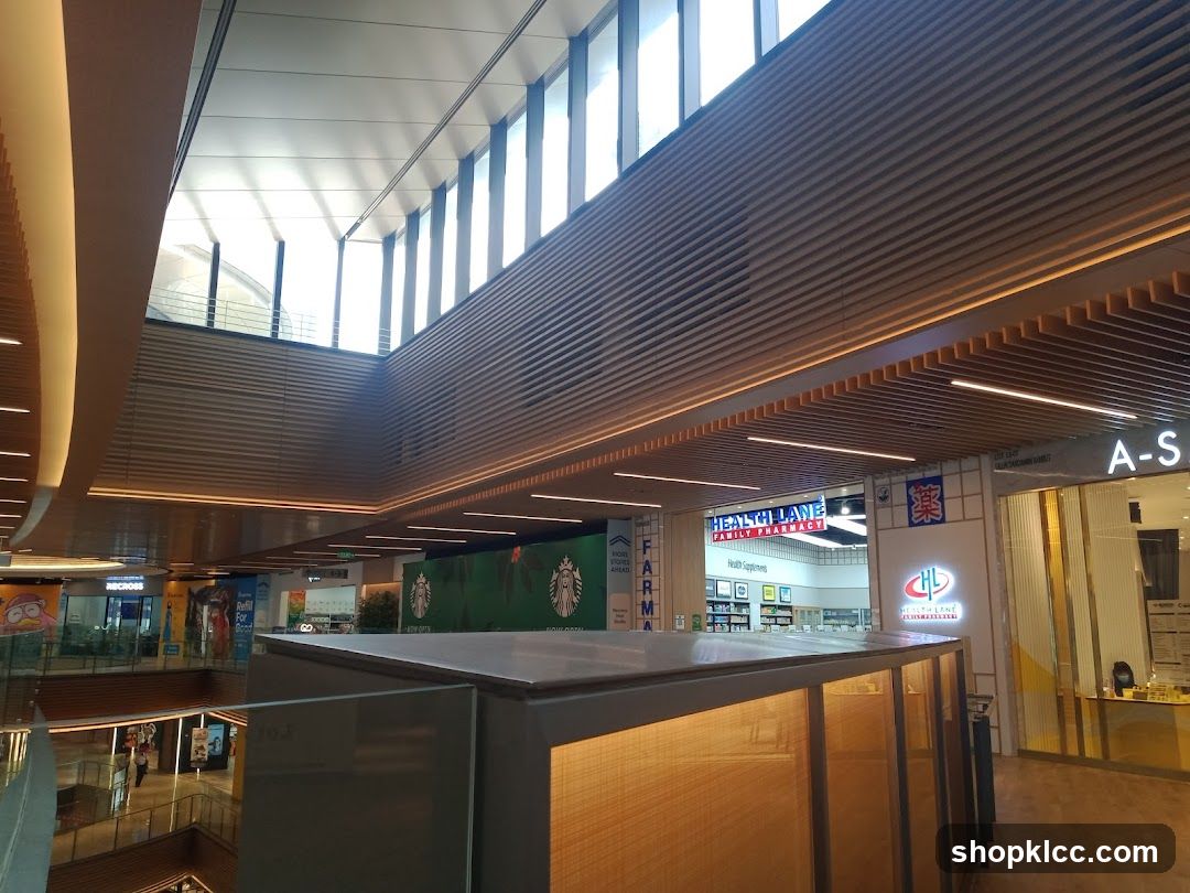 Interior of a modern shopping mall