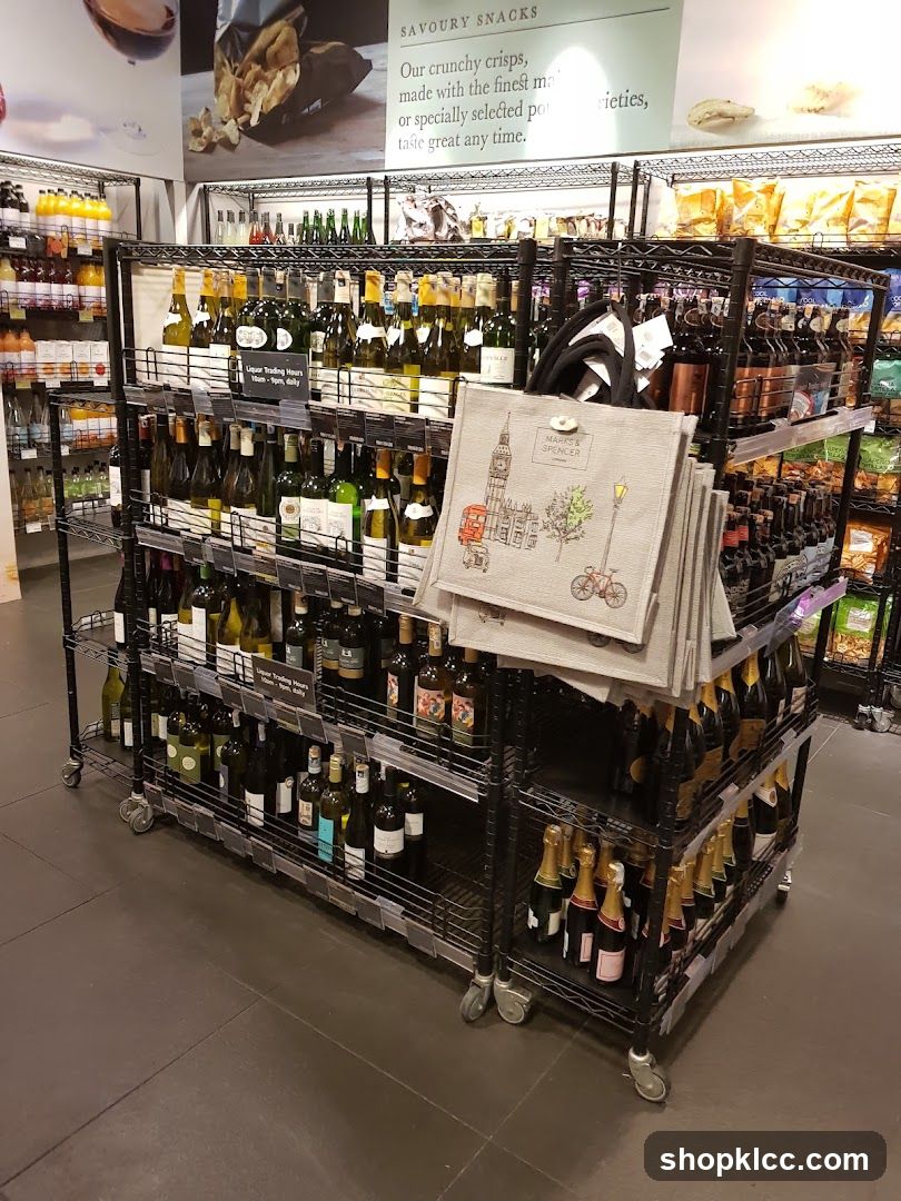 Liquor and Snacks Aisle