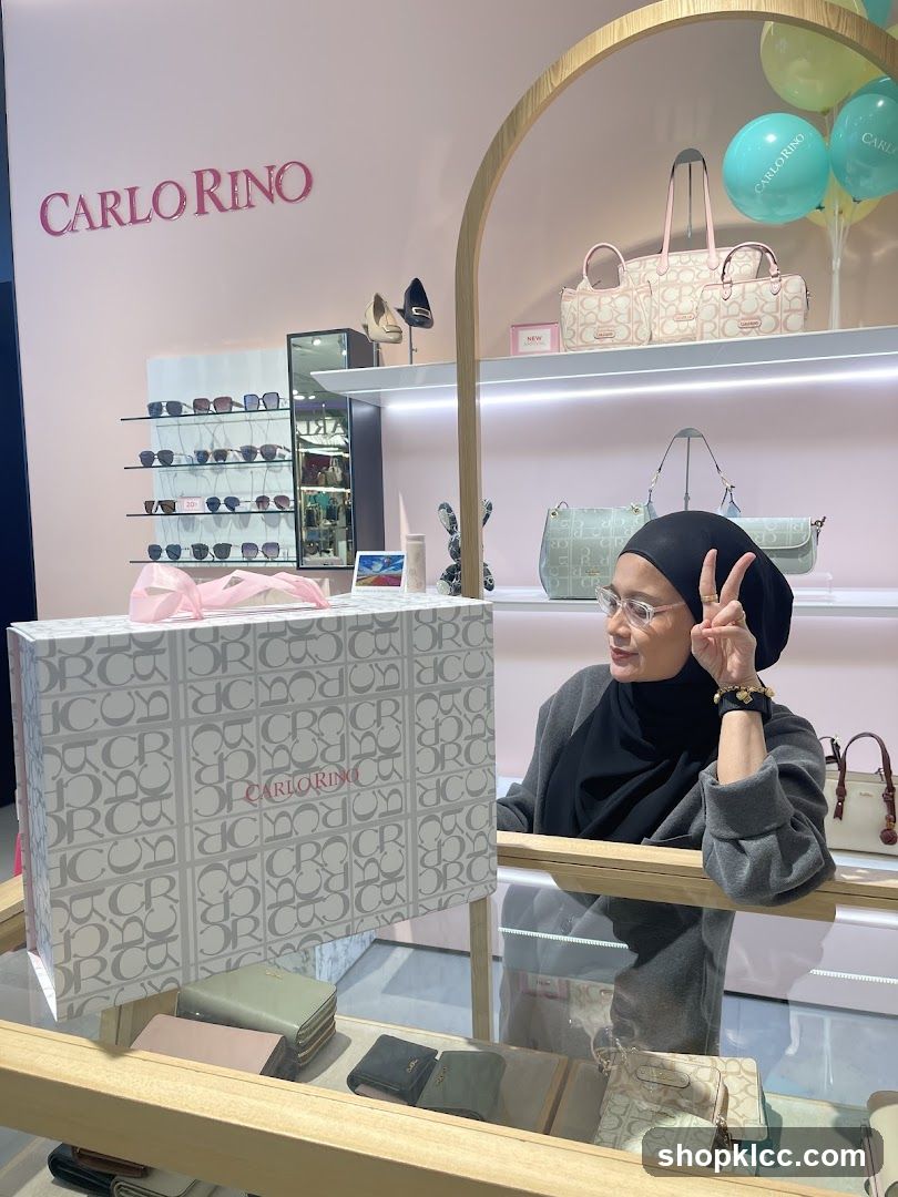 Woman Posing in a CARLO RINO Store