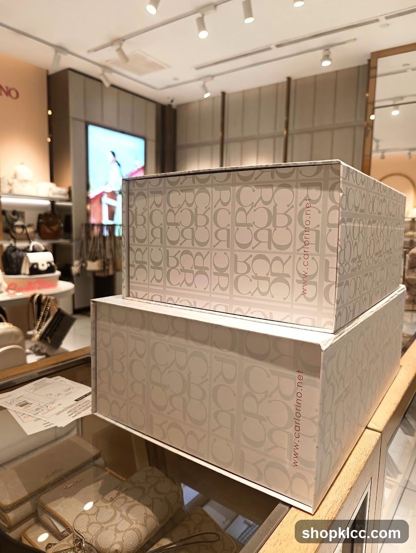 Branded Gift Boxes in a Store