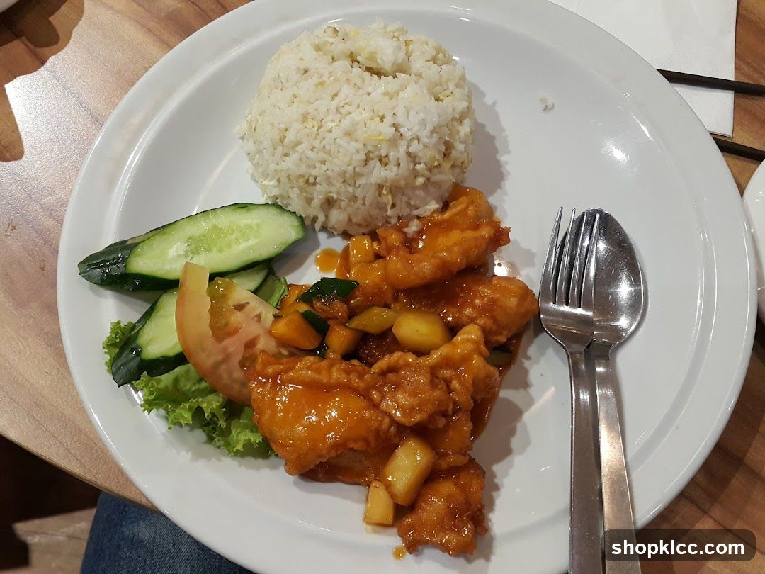 Sweet and Sour Chicken with Rice