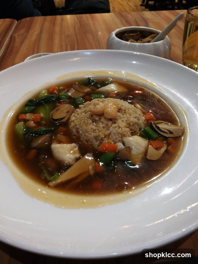Seafood and Vegetable Rice Dish