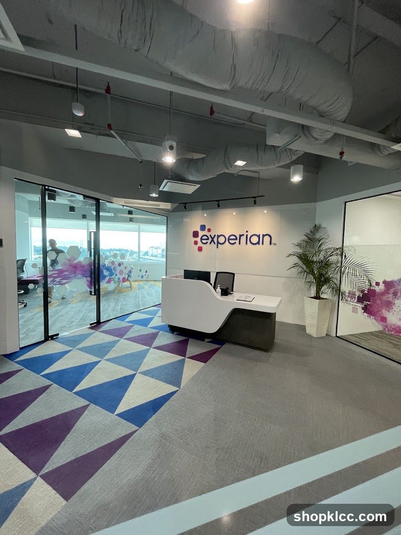 Experian Office Reception Area