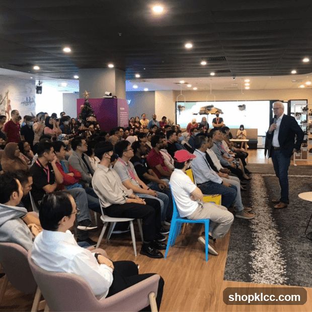 Presentation in a modern office space