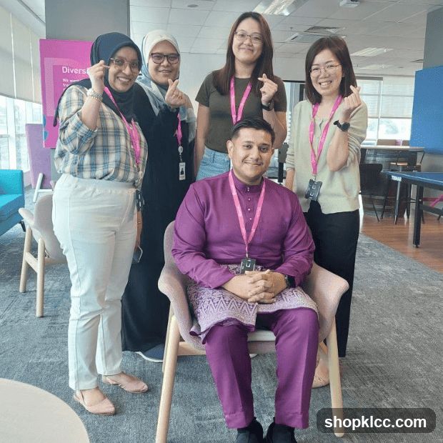 Group of people posing for a photo