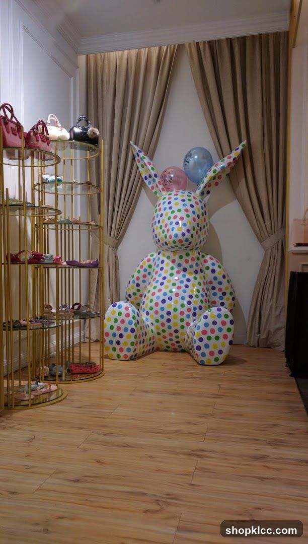 Polka Dot Bunny Display