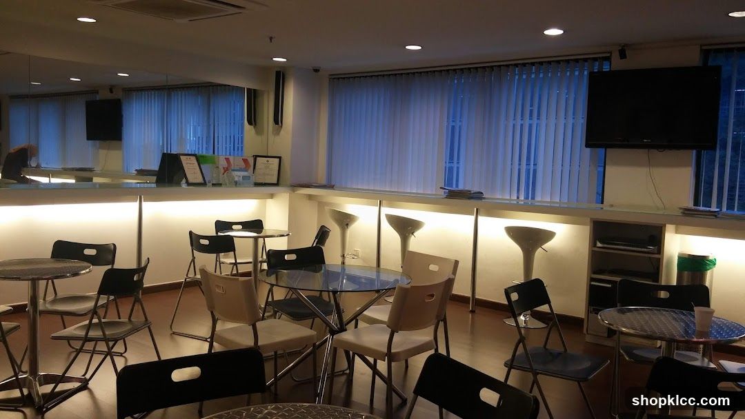 Modern Cafe Seating Area