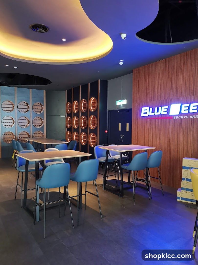 Blue Eel Sports Bar Interior