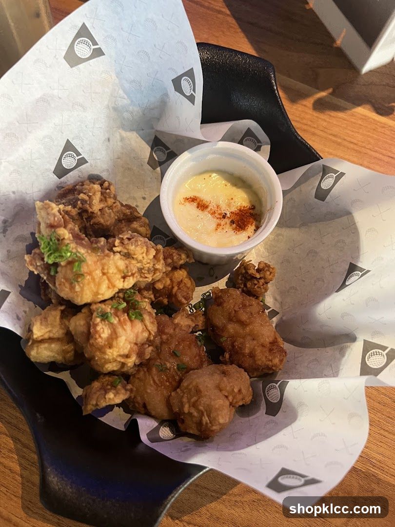 Fried Chicken Bites with Dip