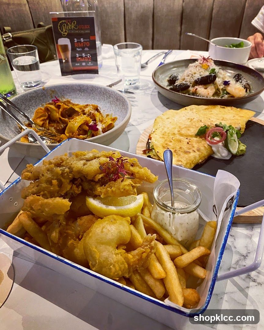 Table with various dishes