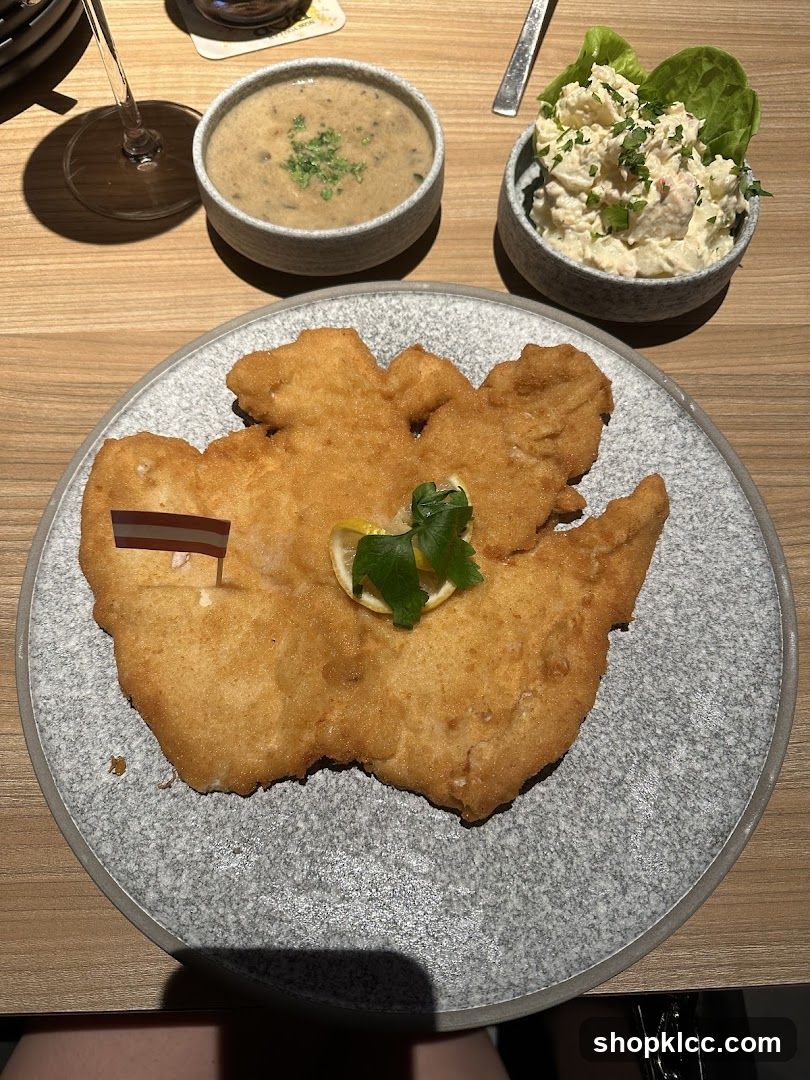 Schnitzel with sides