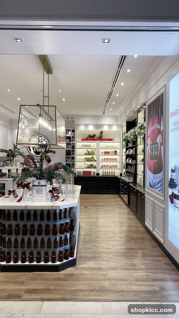 Puras Skincare Store Interior