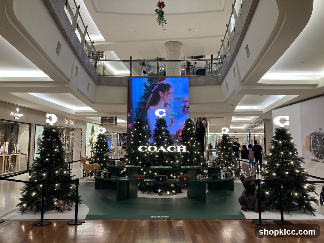 Coach Holiday Display