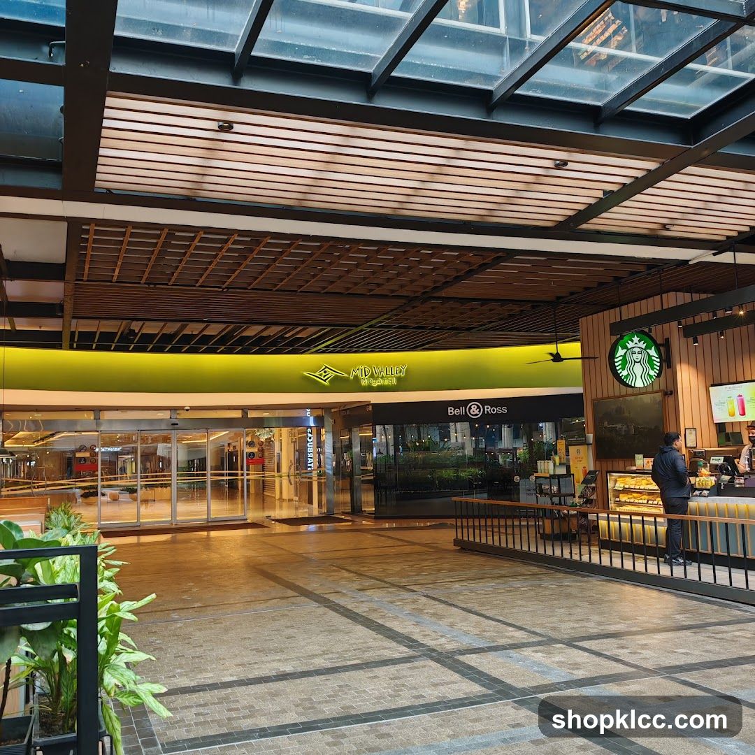 Starbucks and Mid Valley Megamall Entrance
