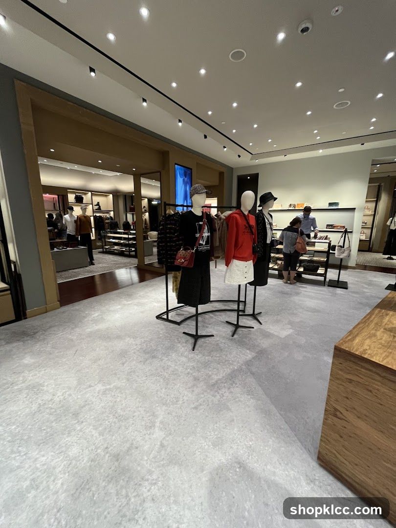 Store Interior with Mannequins