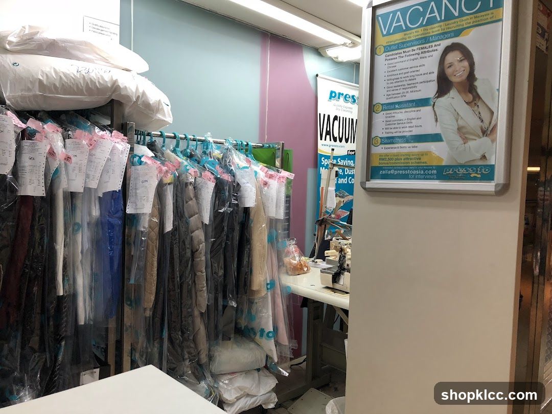 Dry Cleaning Shop Interior